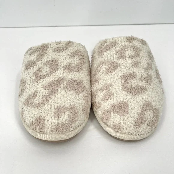 BAREFOOT DREAMS CozyChic Barefoot In the Wild Slipper Cream Stone Small NWT - Picture 2 of 10